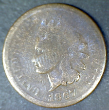 1867 Indian Head Small Cent