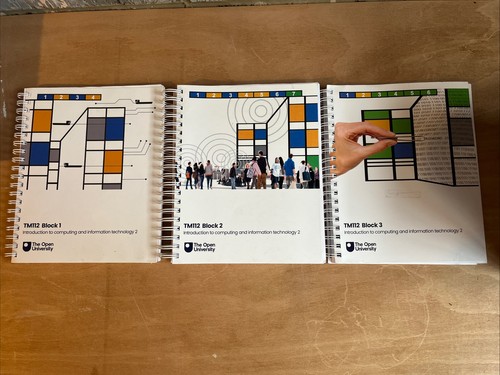 Open university tm112 books - university,