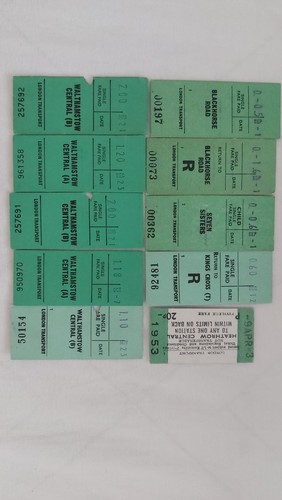 London bus tickets green - bus,