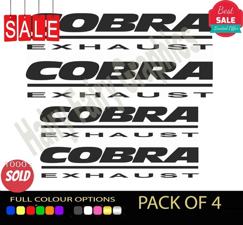 Cobra exhaust vinyl - 4,