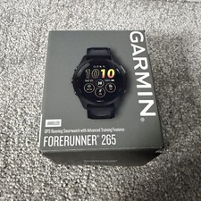 Garmin Forerunner 265 AMOLED GPS Running Watch With Music Black