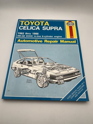 Toyota celica supra 1982 1986 - supra, 1982-1986