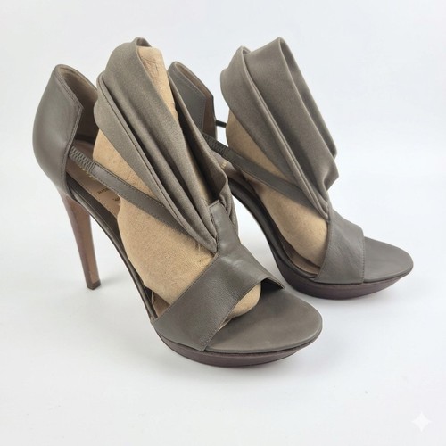 Fendi taupe leather - ​fendi, drape