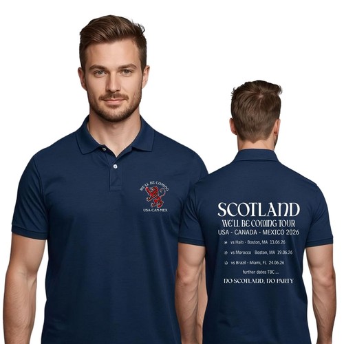 Tartan army polo shirt - tartan,