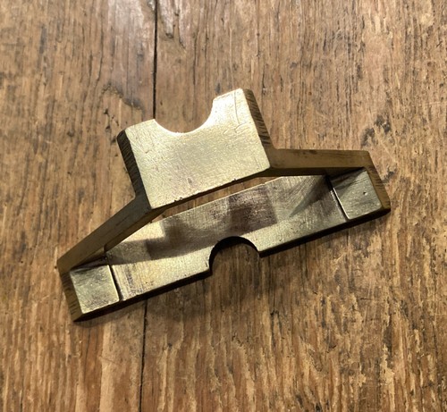 Vintage brass mitre - mitre, gauge