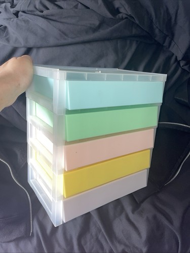Drawer tower colourful - 5-drawer,