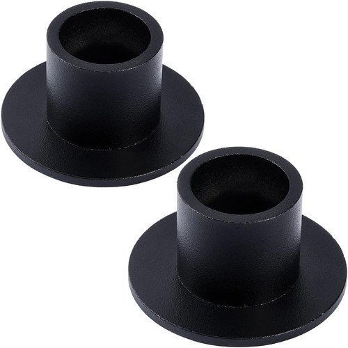 2pcs black taper candle - taper,
