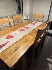 Solid Oak Extending Dining