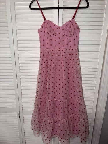 Betsey johnson pink mesh - johnson,