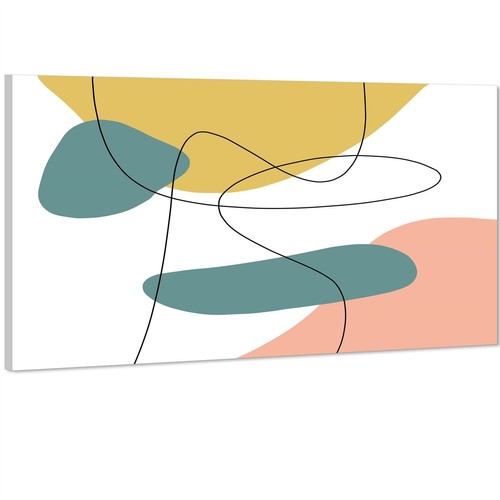 Abstract yellow teal - abstract,