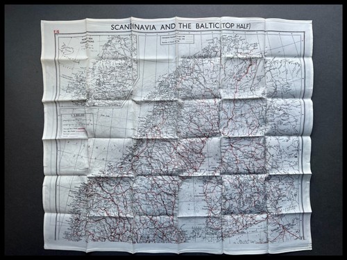 Wwii pilots raf silk escape - wwii,
