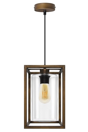 Vintage brass glass - brass,