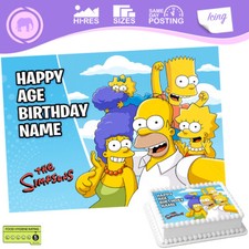 Simpsons Bart Homer Cake