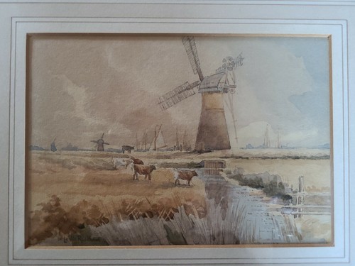 Watercolour leslie 1864 - watercolour, w