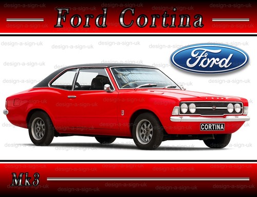Ford cortina s1605 sign - mk, #s1605