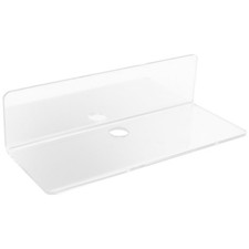  Acrylic Storage Rack Floating Shelf Bedroom Shelves for Wall White