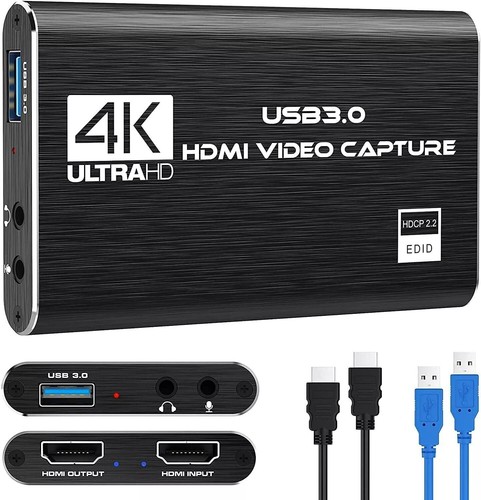 Audio video capture - 4k,
