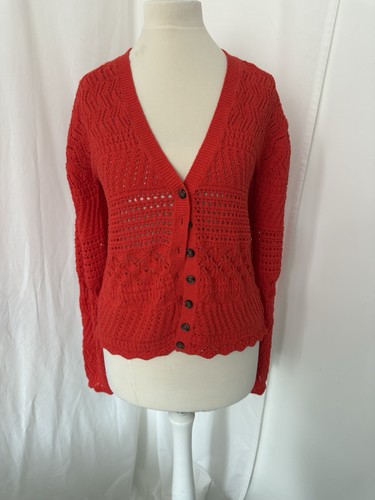 Bnwt tomato red crochet - m&s,