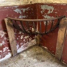 ANCIENT CAST IRON HAY RACK