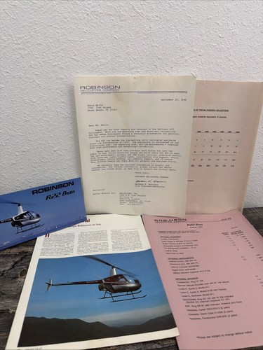 Vintage 1989 robinson r22 - robinson,