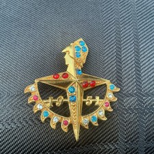 1951 Vintage Festival of Britain Enamel Brooch Pin Badge