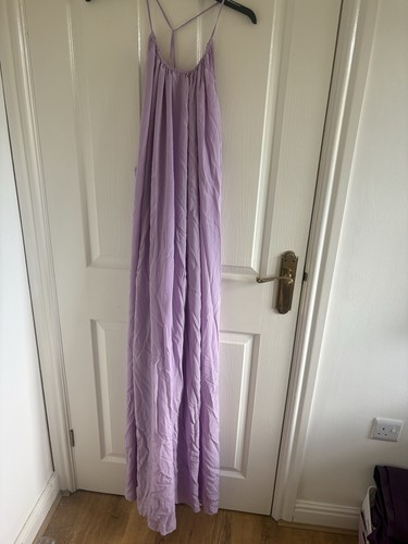 Lilac trapeze maxi dress - maxi,