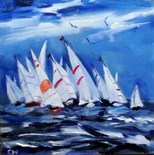 The boat race impressionist - boat,