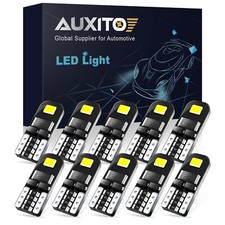 10pc Super Bright 501 Led Side Light Bulbs Canbus T10 Number Plate Interior Lamp