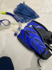 Natures Wing/Seemann sub Aqua Short Swim Fins Flippers & mask & snorkel full set
