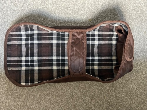 Waxed cotton dog coat - waxed,