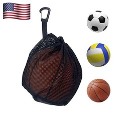 Basketball Storage Net Bag Football Soccer Mesh Storage Sports Ball Holder Carry