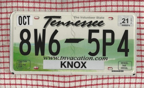 Tennessee american license - tennessee,