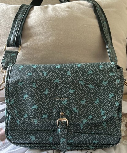 Naj oleari faux leather green - leather,
