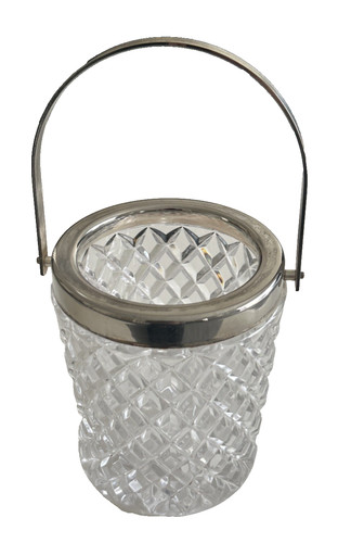 Cut glass ice - ice, bucket-diamond