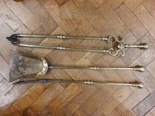 Antique victorian brass fire - antique,