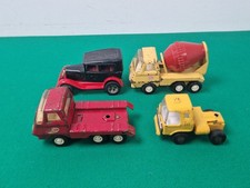 Job Lot of 4 x TONKA pressed Steel Car Truck Pickup & Cement Lorry Bundle