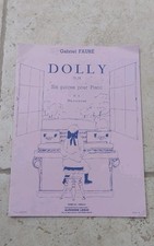 Gabriel Faure DOLLY Op. 56 6 Six Pieces for Piano Hamelle
