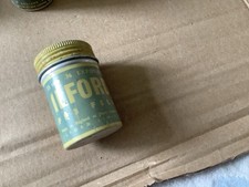 Vintage 35mm Film Canisters ILFORD With Negatives In 50’s Navy Naval Interest