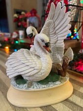 vintage porcelain double white