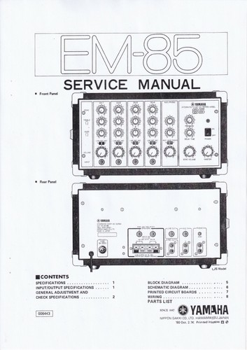 Service manual for yamaha - for,