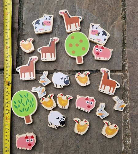 Wooden animal blocks bricks - animal,