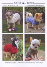 KNITTING PATTERN  DOG COATS & JACKETS CHOOSE SMALL DOG OR WHIPPET ETC 