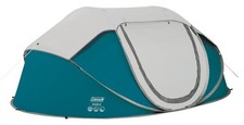 Coleman Galiano Tent Pop Up Fast Pitch 4 Person Blue Camping Festival Fishing