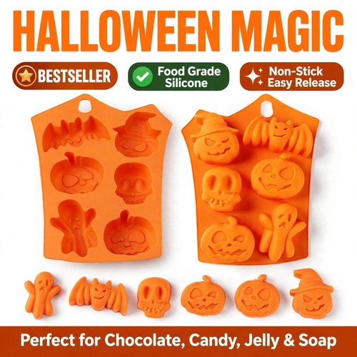 Halloween silicone mould - halloween, 6