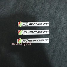 3x Glossy Silver Gray Small