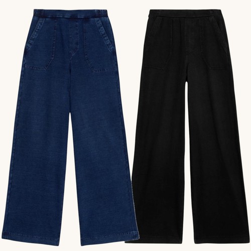 Womens denim wide leg - ex,