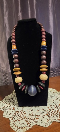 Vintage wood bead - vintage,