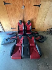 AUDI S5 8T SPORTBACK 2012-2017 S5 RECARO BLACK LEATHER BUCKET SEATS FRONT BACK