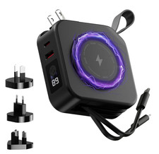 Statik SmartCharge 10,000mAh iPhone Power Bank + Travel Charger + global plugs