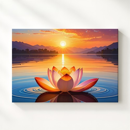 Sacred sunset lotus - sacred,